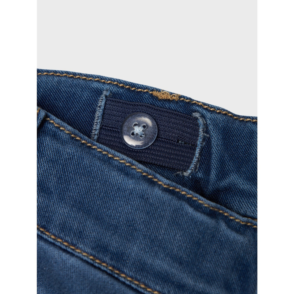 Køb Name It Medium Blue Denim Salli Slim Denim Leggings Noos