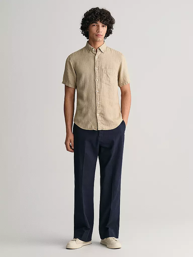 GANT Leinehemd  beige