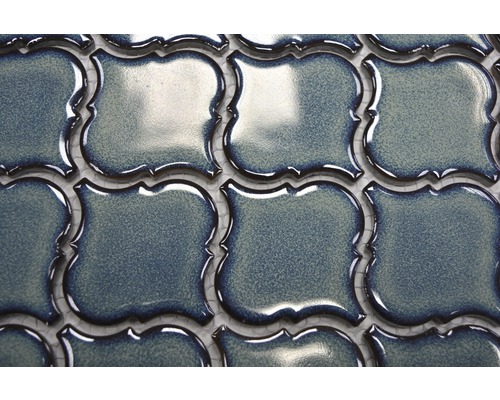 Keramisch mozaïek CLP3BG Florentijns blauw glanzend 29,3x24,5 cm