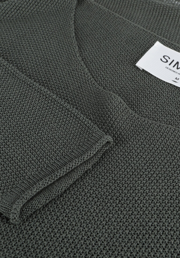 SIMPLE groene simple top knitted sweater ellena es