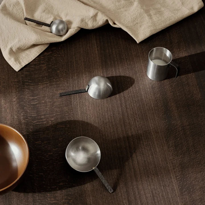 Ferm Living - Obra Messlöffel, Edelstahl (3er-Set)