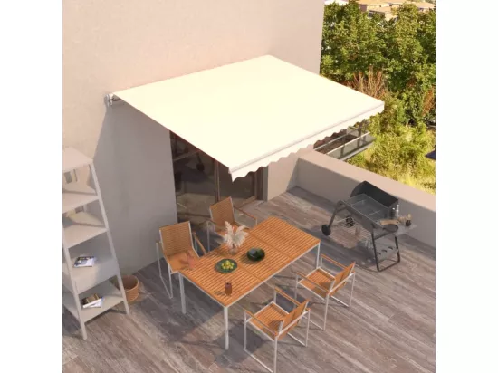 Auventanuel rétractable 450x350 Crème