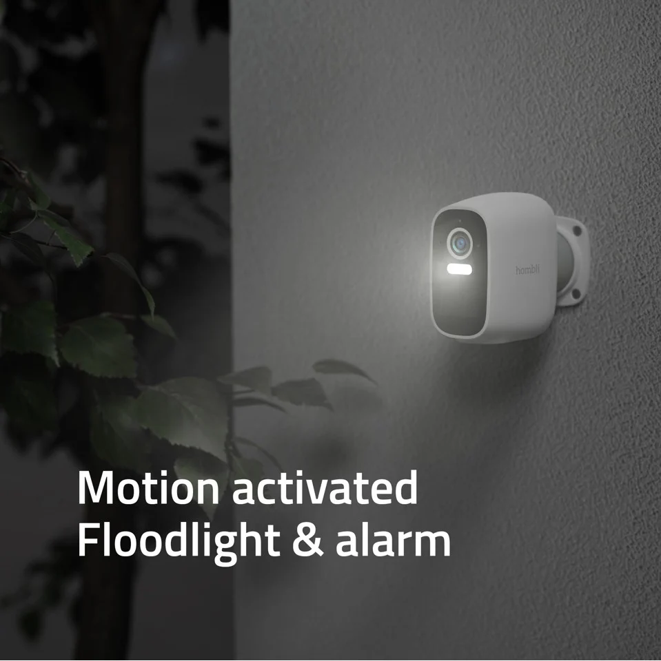 Hombli - Smart Battery Cam, White