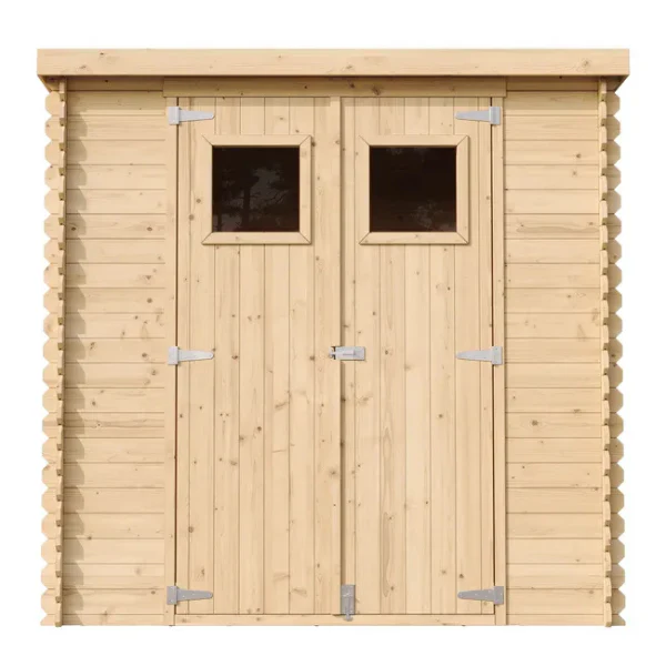 Abri de jardin en bois L204 x l142 x H200 cm / 2,22 m -