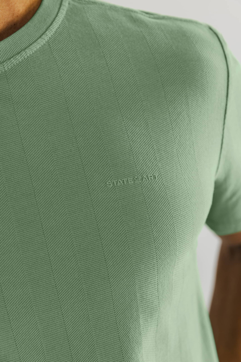 State of Art groene heren t-shirt