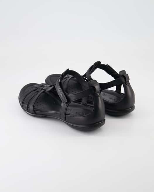 Ecco Flash W T Sandal LEA Sandalen in Schwarz