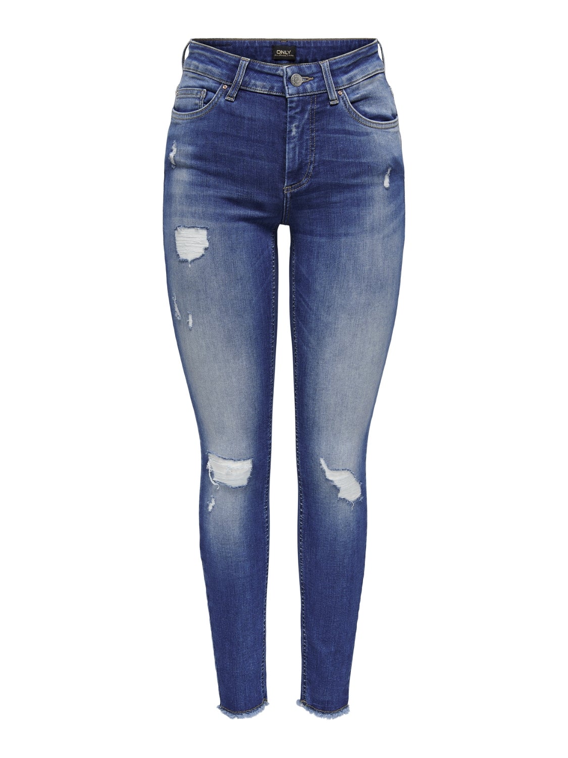 ONLBLUSH Mittlere Taille Skinny Fit Jeans Medium Blue Denim