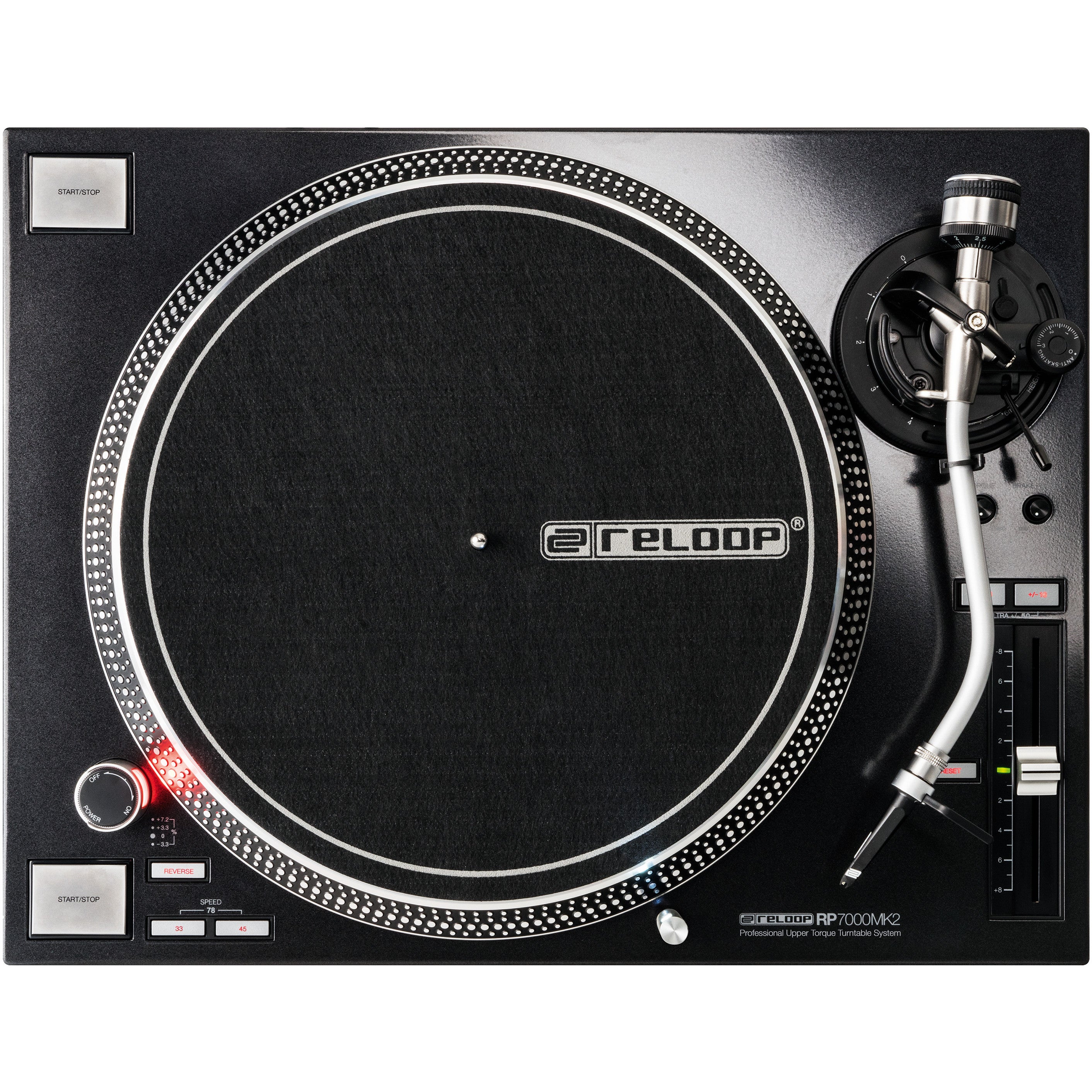 Reloop RP-7000 MK2 Deep Black DJ-draaitafel