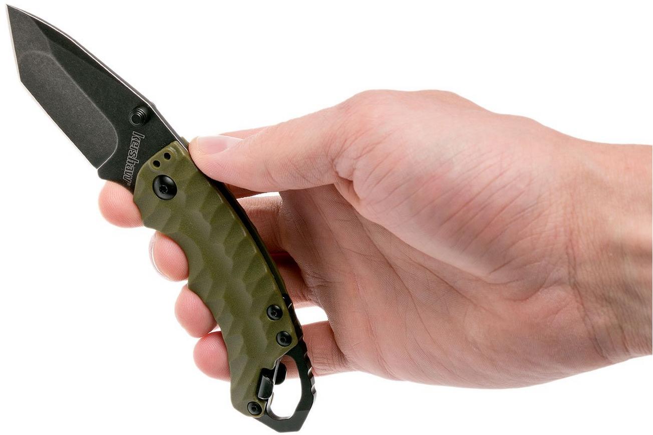 Kershaw Shuffle II 8750TOLBW Tanto, Olive Green