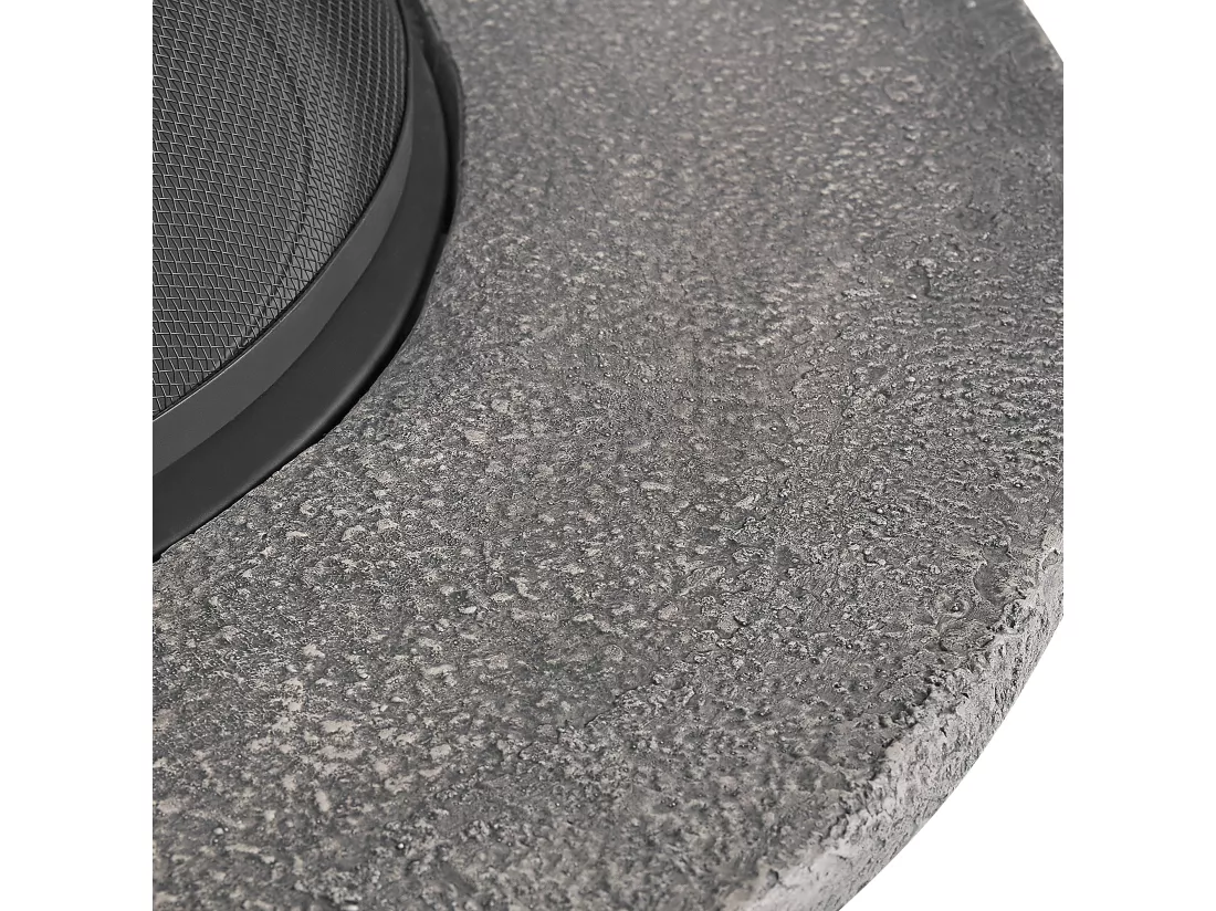 Foyer avec grille TAMBORA Béton Gris