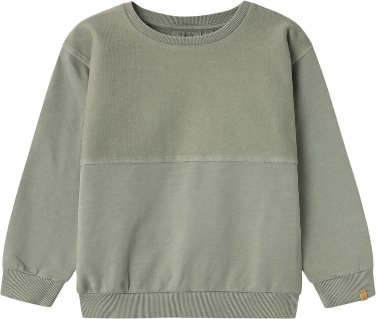 Lil' Atelier NMMOMADS LS NREG SWEAT LIL Seagrass