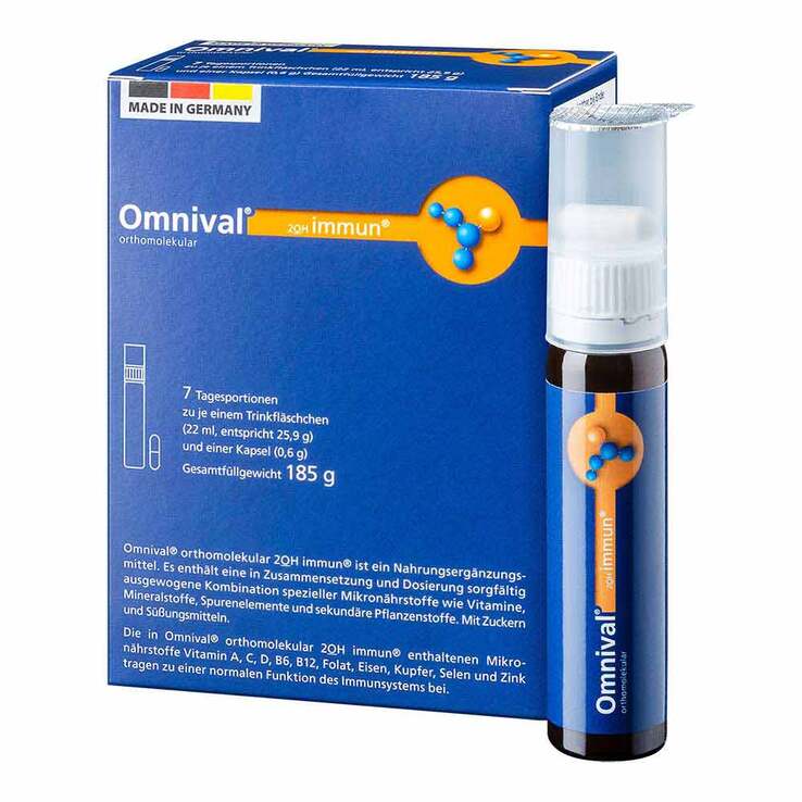Omnival orthomolekular 2OH immun Trinkfläschchen, 7 St