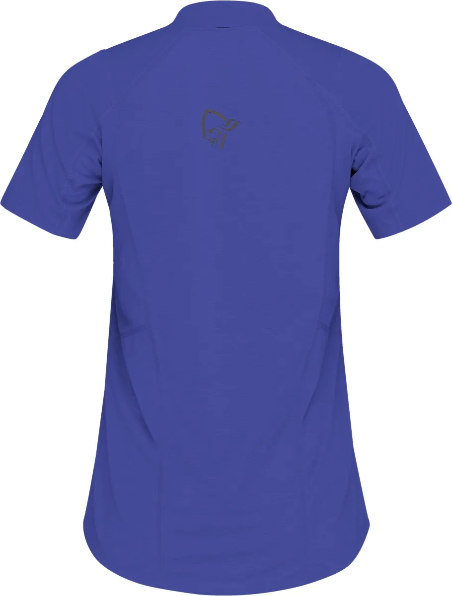 Norrøna Women's Senja Equaliser Lightweight T-Shirt Royal Blue