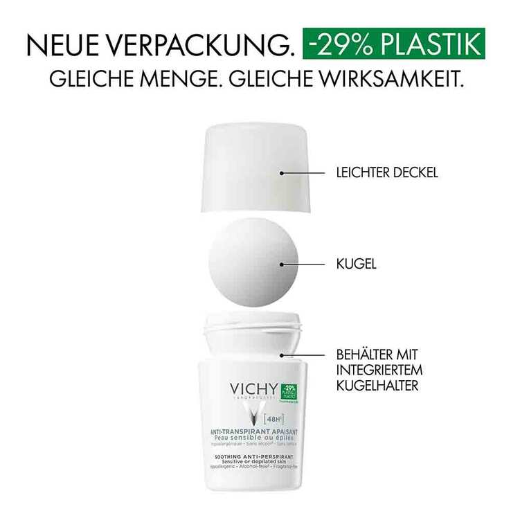 Vichy Deo Roll-on Sensitiv Antitranspirant 48h , 50 ml
