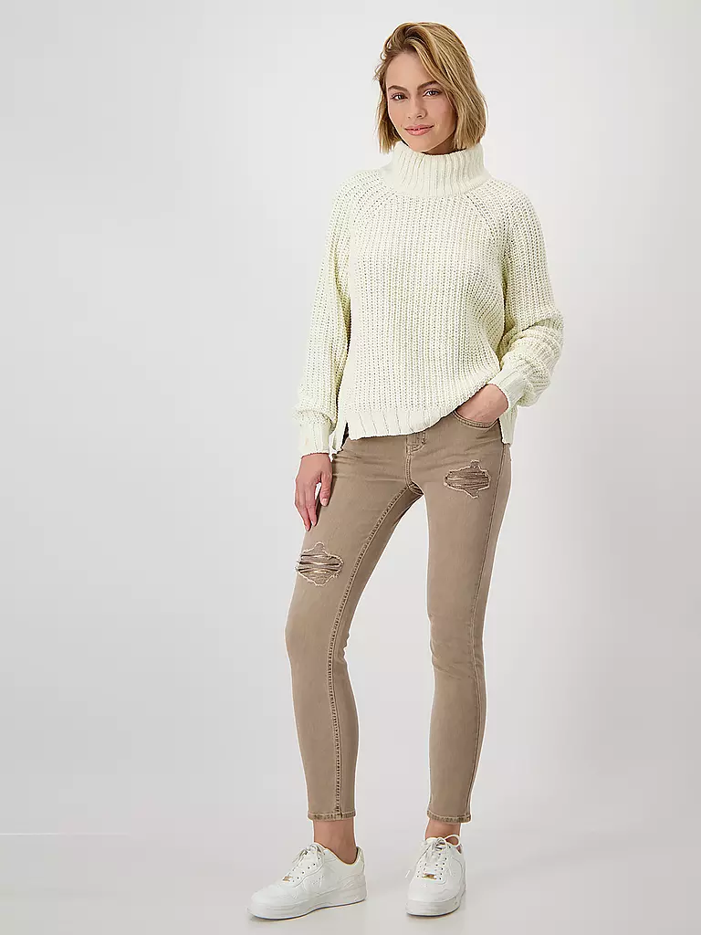 MONARI Jeans Skinny Fit  hellbraun