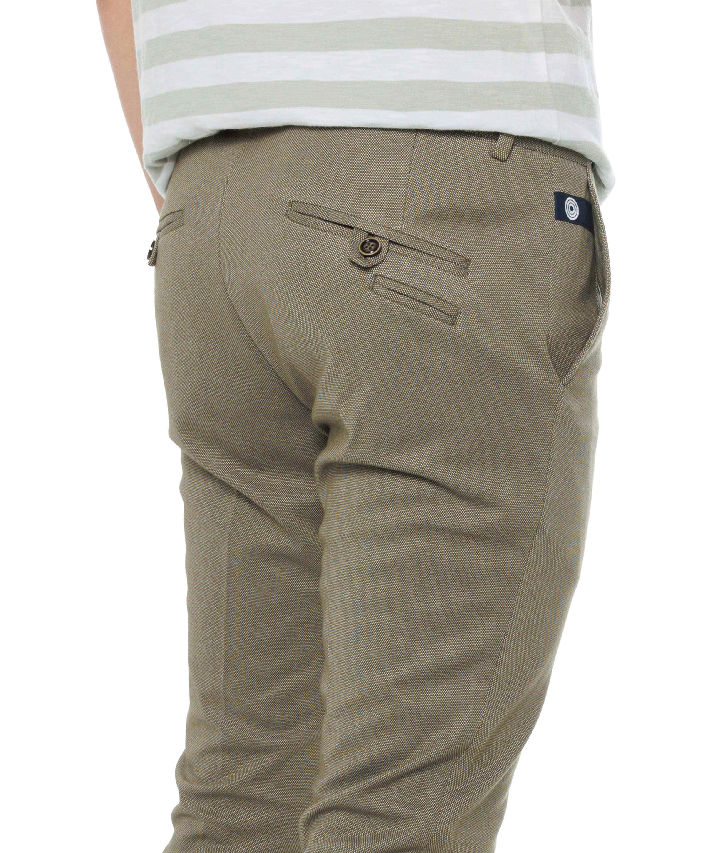 Blue industry Chino Blue Industry heren broek groen