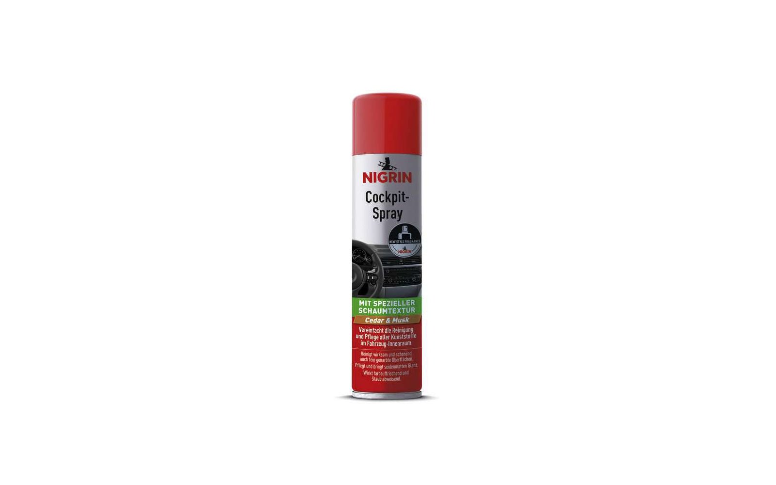 Nigrin New Style Fragrance Cockpit Spray - Berries & Cream 400 ml