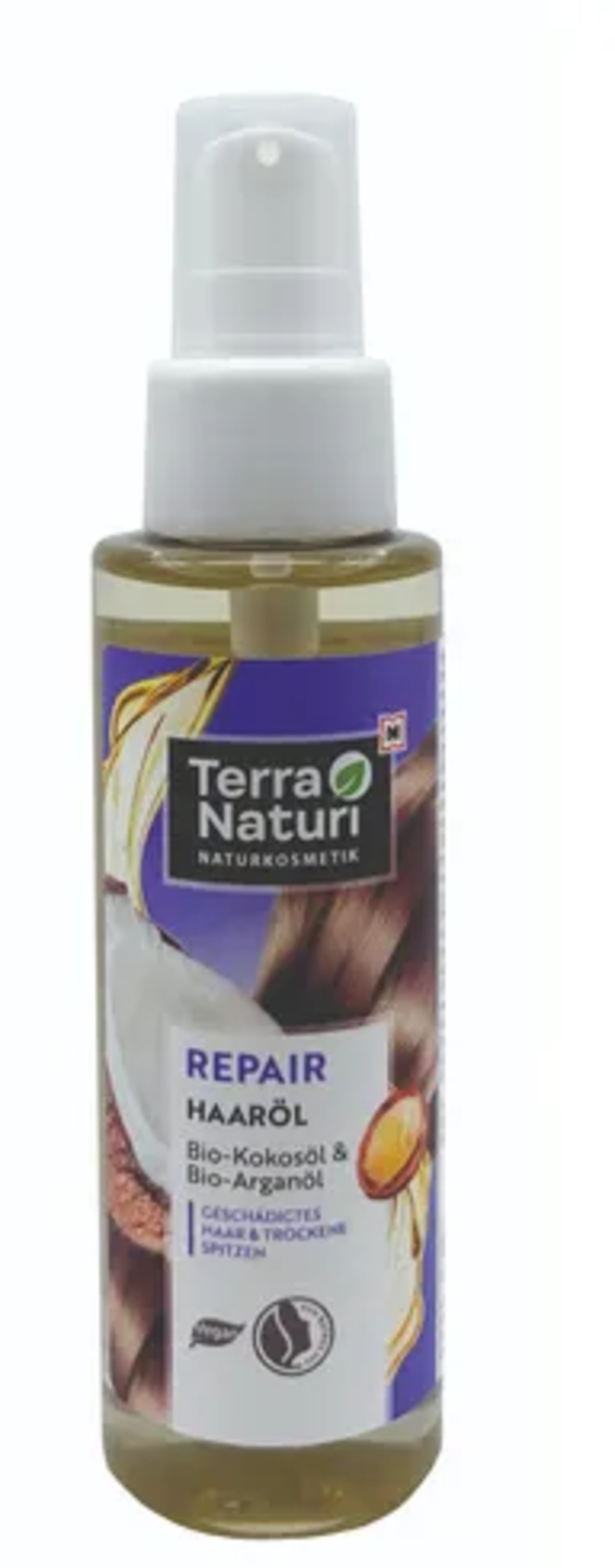 Terra Naturi  REPAIR Haaröl Bio-Kokosöl & Bio-Arganöl, 100 ml