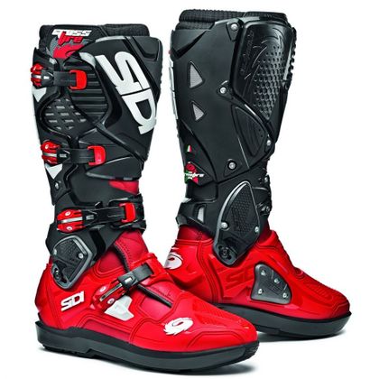 Bottes cross Sidi CROSSFIRE 3 SRS 2025 - Rouge / Noir
