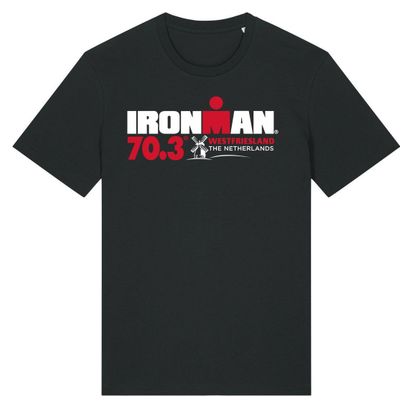 T-Shirt Manches Courtes Ironman 70 3 Westfriesland Noir Homme