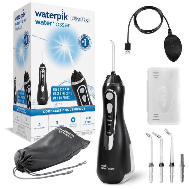 Waterpik Cordless Advanced Waterflosser Zwart - WP-582EU