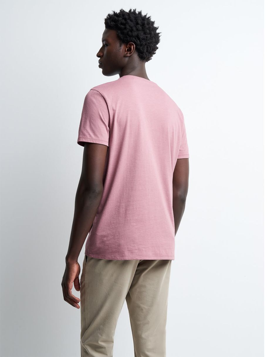 Tee-shirt col v uni