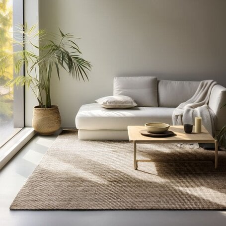 Handgeweven Jute Vloerkleed
