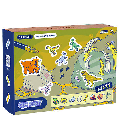 Crateit Kreas?t - Dinosaur - Tr? - Kampen i ?demarken - 48 Dele