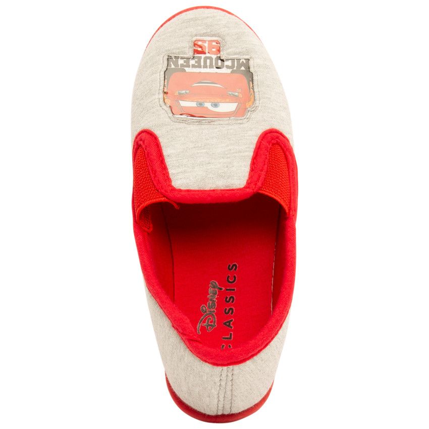 Chaussons bas patch Cars Disney-Pixar pour garçon - Gris chiné