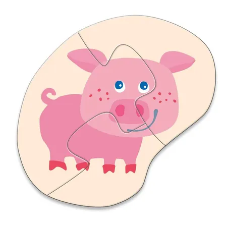 HABA 306180 4 erste Puzzles Bauernhof