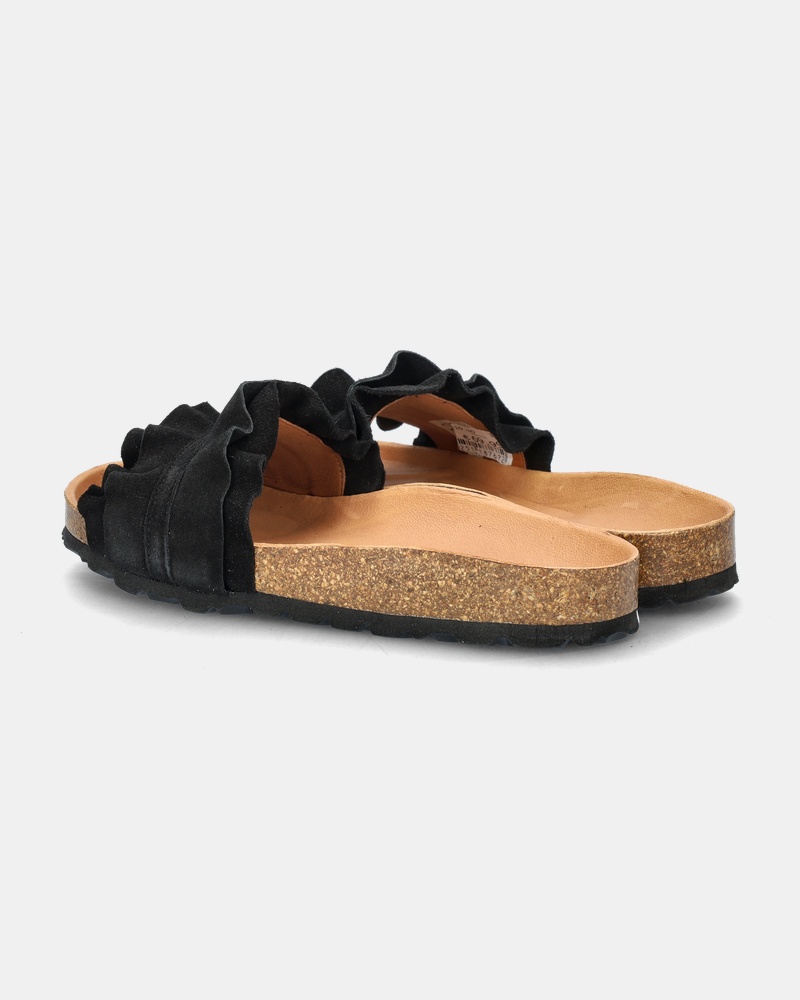 Verbenas Rocio Slippers  - zwart