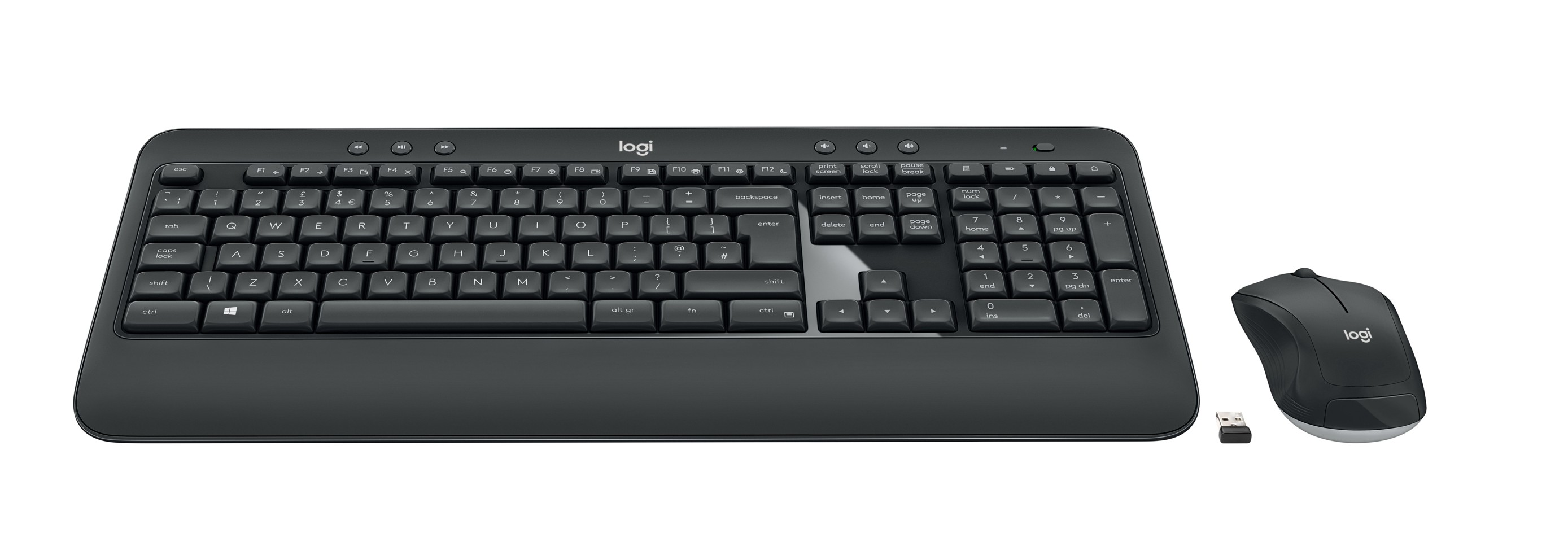 Logitech - MK540 ADVANCED Wireless Keyboard og Mus sæt - Nordic