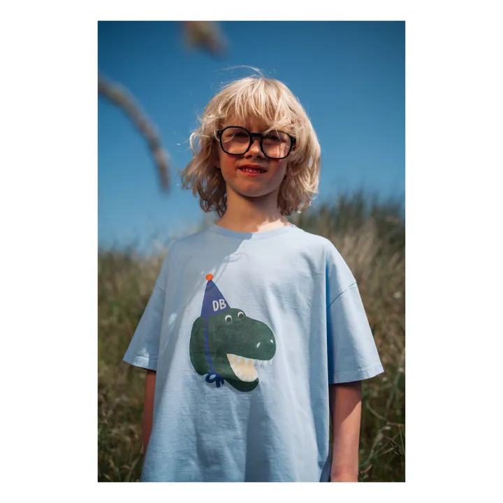 Daily Brat T-Shirt Daffy Dino | Bleu ciel