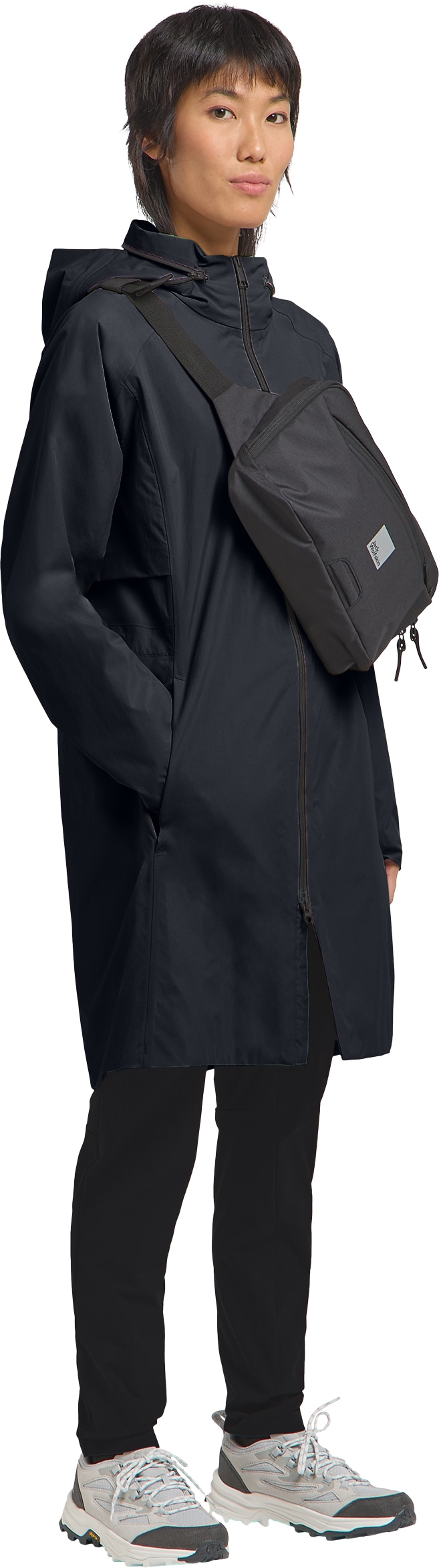 Jack Wolfskin Funktionsmantel »WELLSEE COAT W«, Wärmend, winddicht, Übergangsjacke