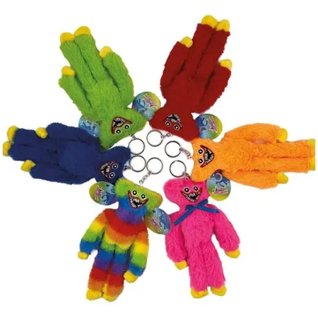 Fun Unlimited Plüsch Schlüsselanhänger Huggy Wuggy 20 cm, 1 Stück, 5-fach sortiert