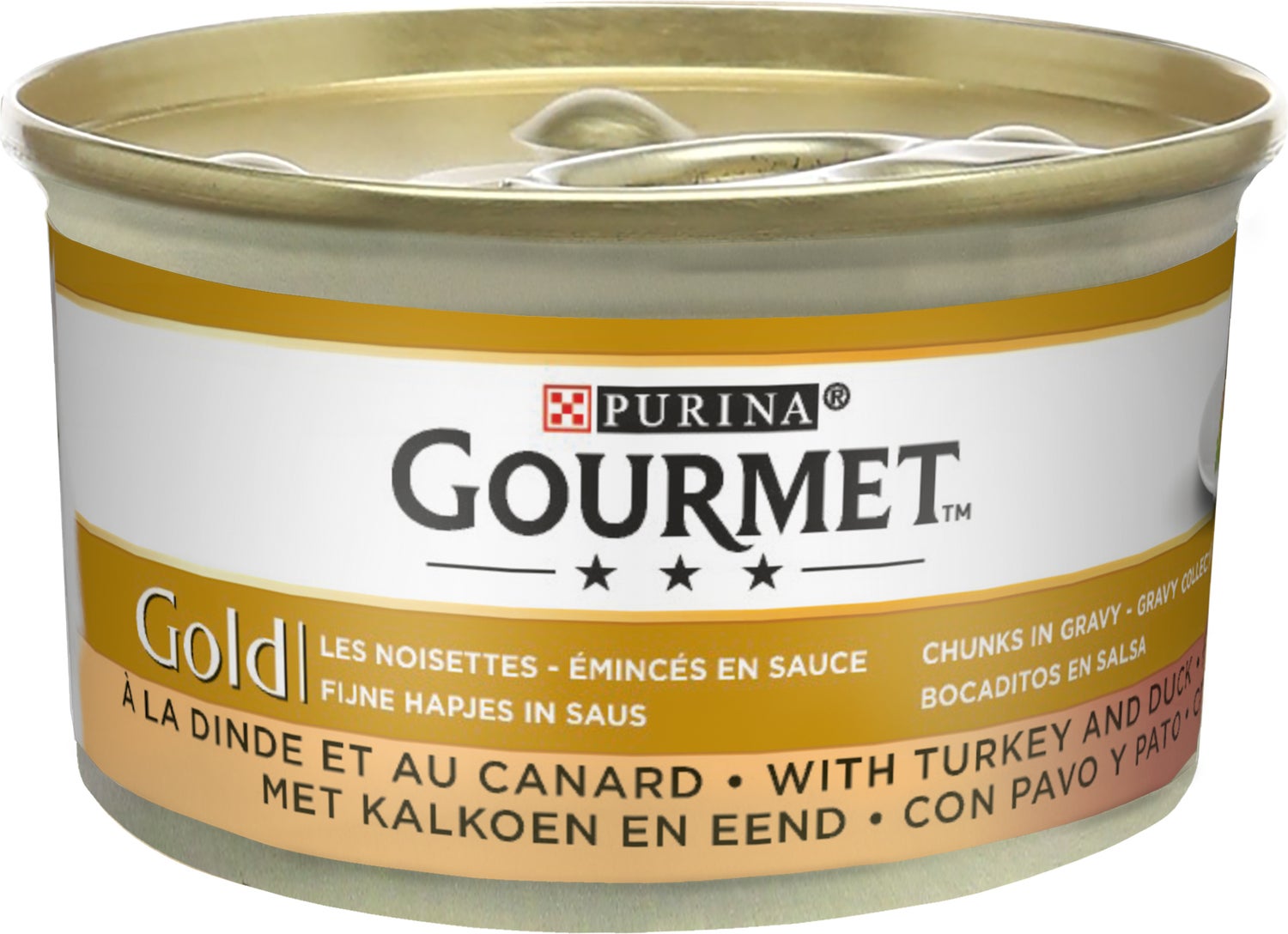 Gourmet Gold Fijne Hapjes Kalkoen & Eend 85 gram