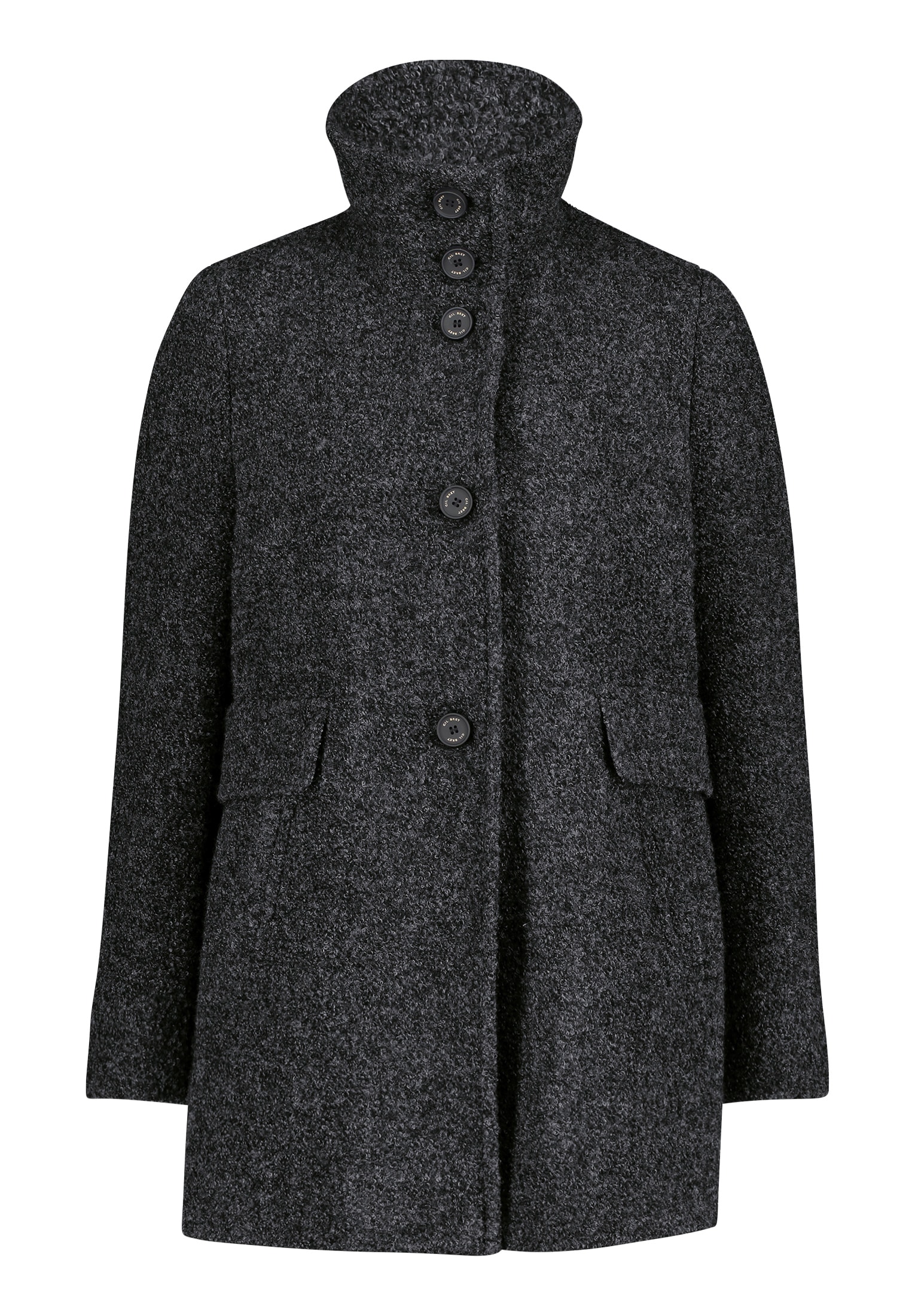 Gil Bret Wolljacke ohne Kapuze mit extra hohem Kragen