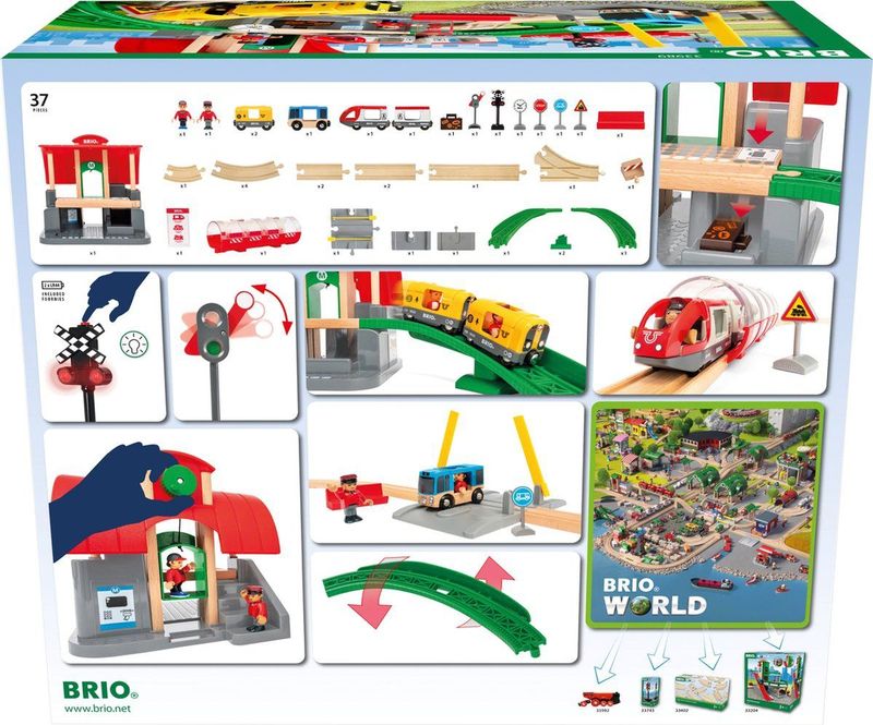 BRIO Centraal Stationset - 33989 - Treinbaan