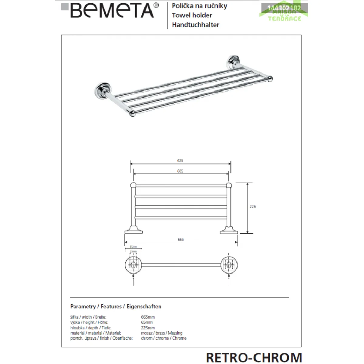 Bemeta - Maison De La Tendance Bemeta Retro