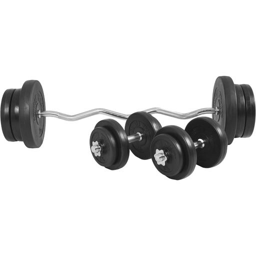 Curl Ez Game de plástico de 70 kg da Gorilla Sports