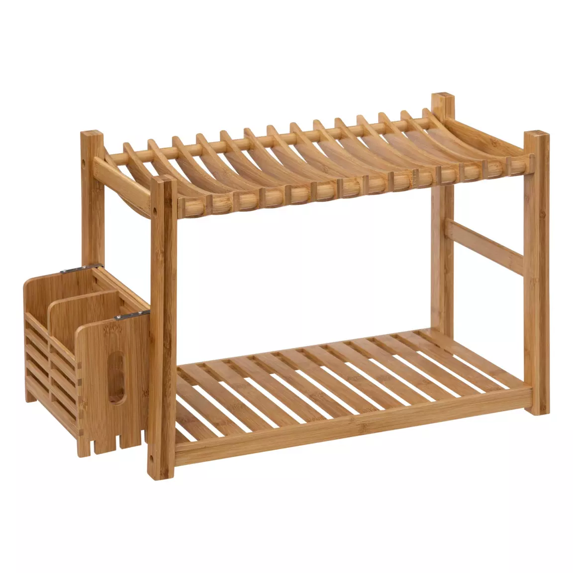 Egouttoir en bambou 2 niveaux (53 x 24 cm) Siao Naturel