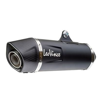 Ligne Complète Leo Vince Nero inox embout carbone - Noir