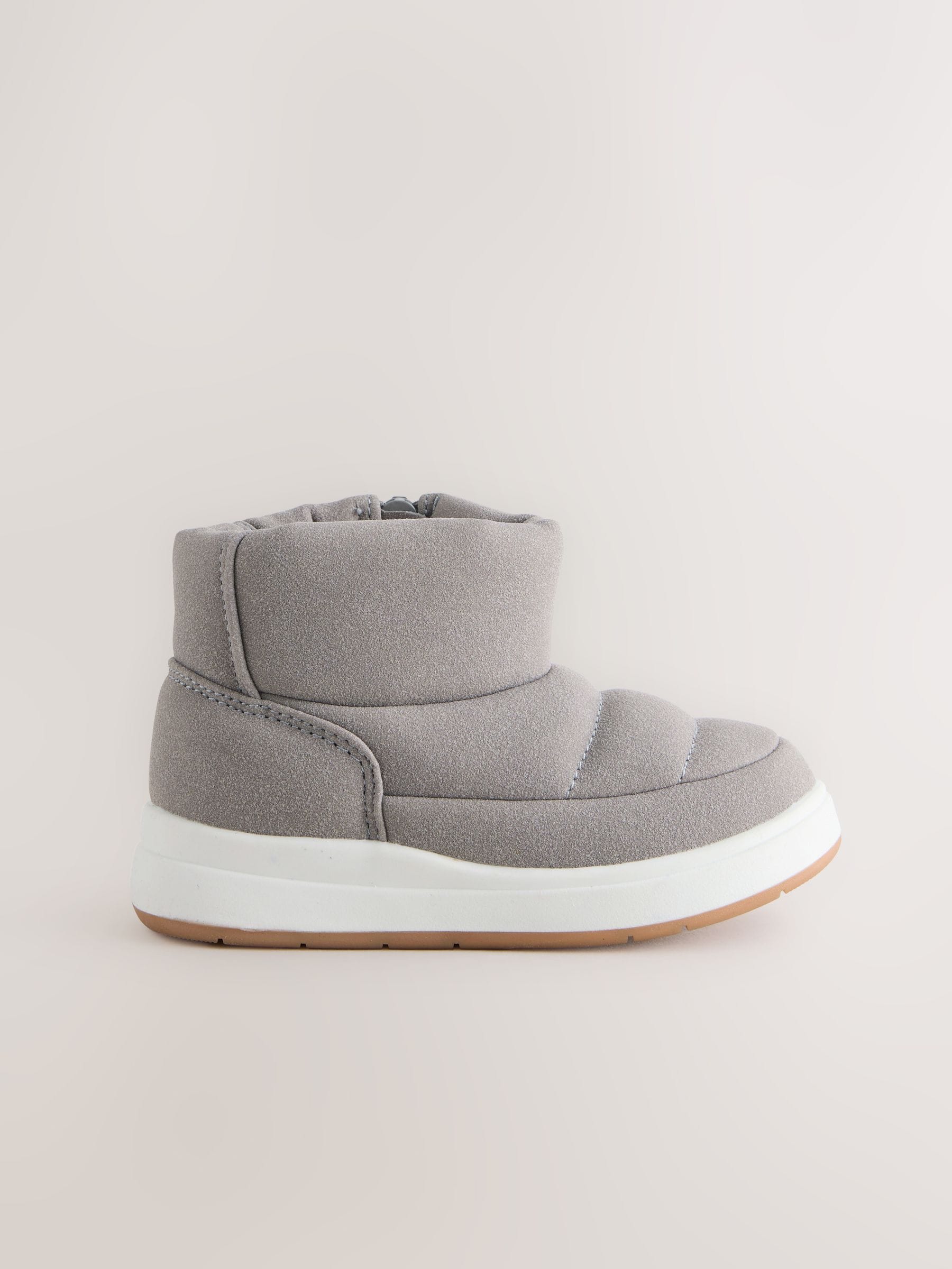 Grijs - Gewatteerde Boots