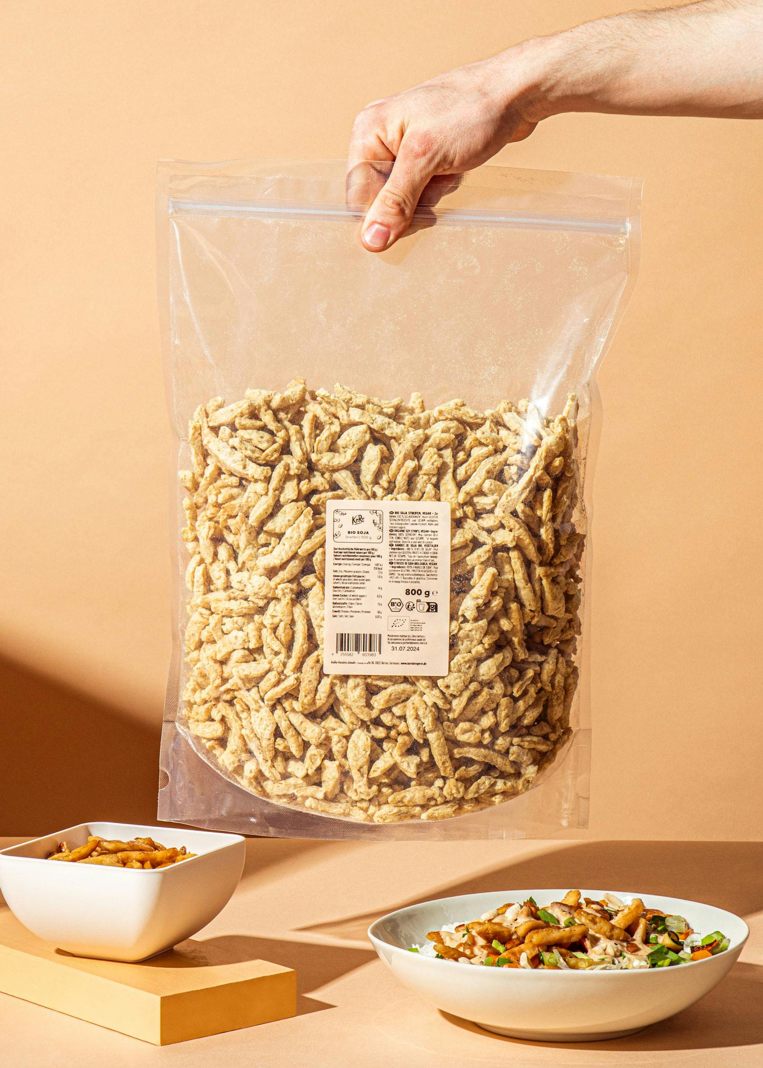 Bio Soja Streifen 800 g