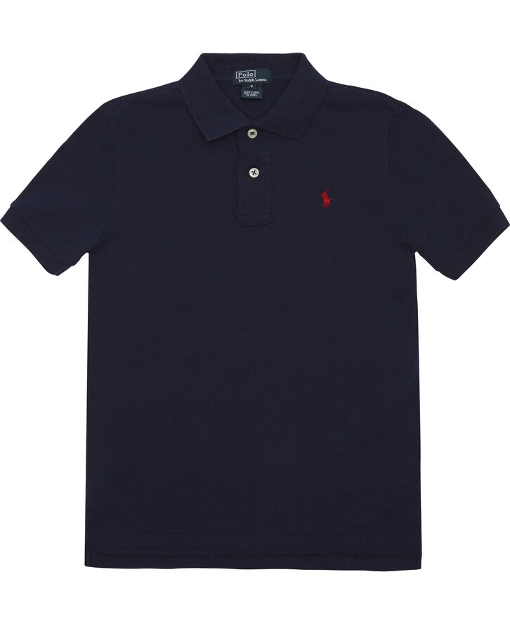 Polo Ralph Lauren Cotton Mesh Polo Shirt Blå