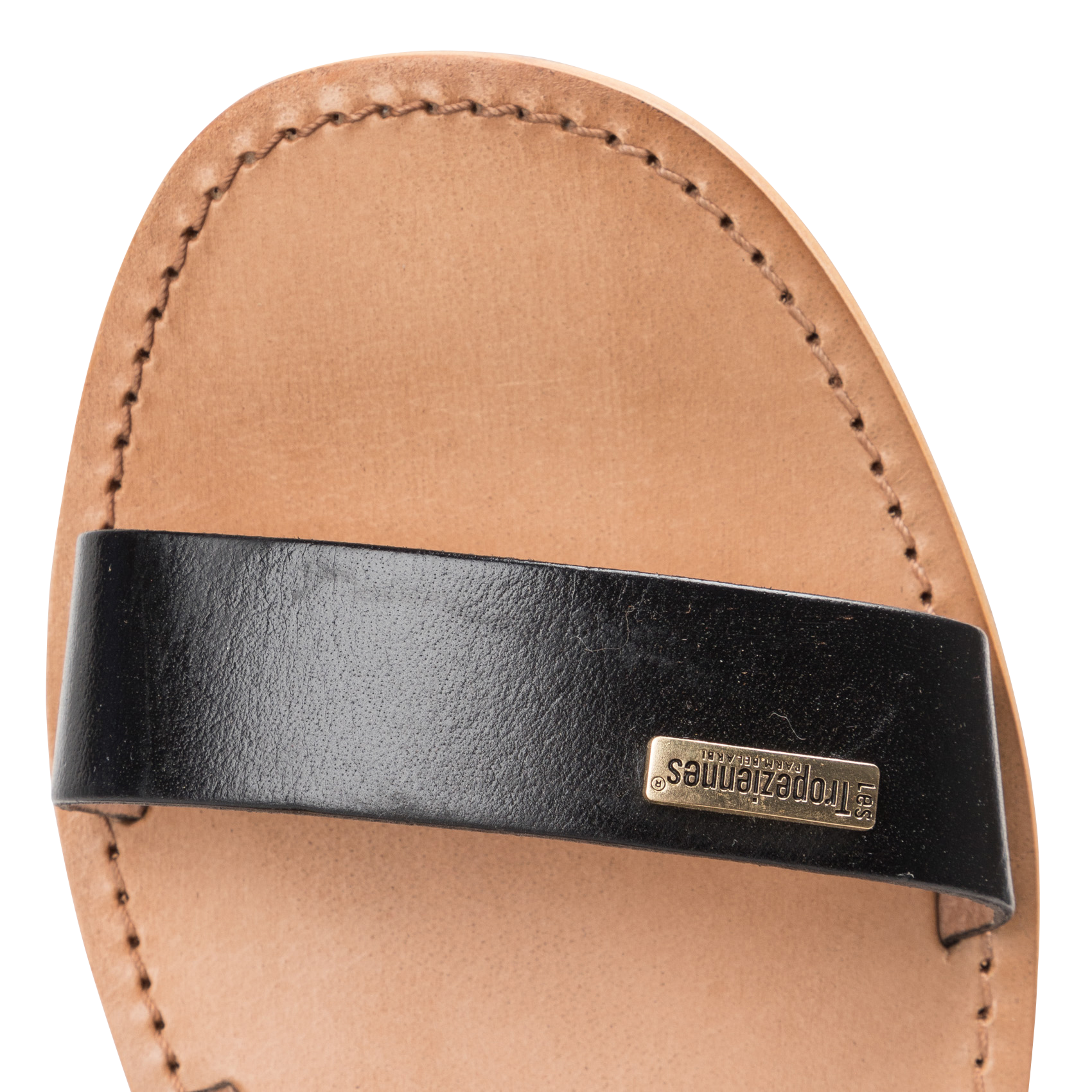 HOCEAN - Sandales spartiates en cuir | Noir