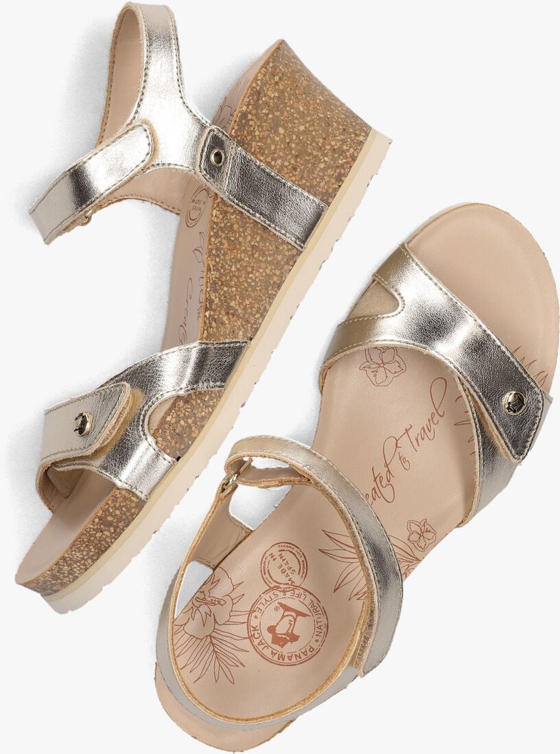 PANAMA JACK gouden panama jack sandalen julia