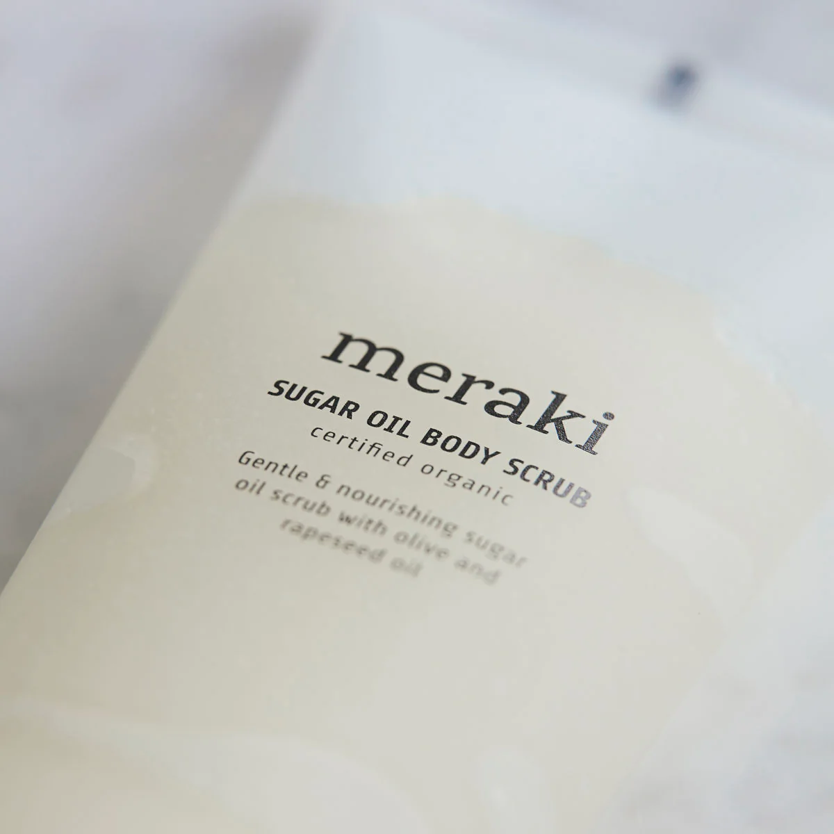 Meraki  Sukker Olie bodyscrub - 150 ml.