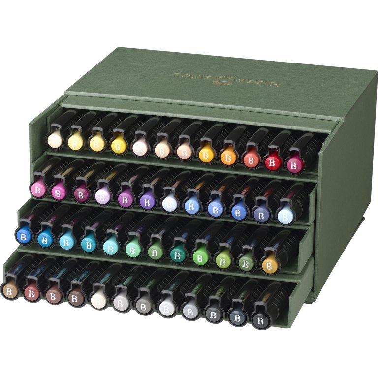 Faber-Castell Pitt Artist Pen B, 48er-Set