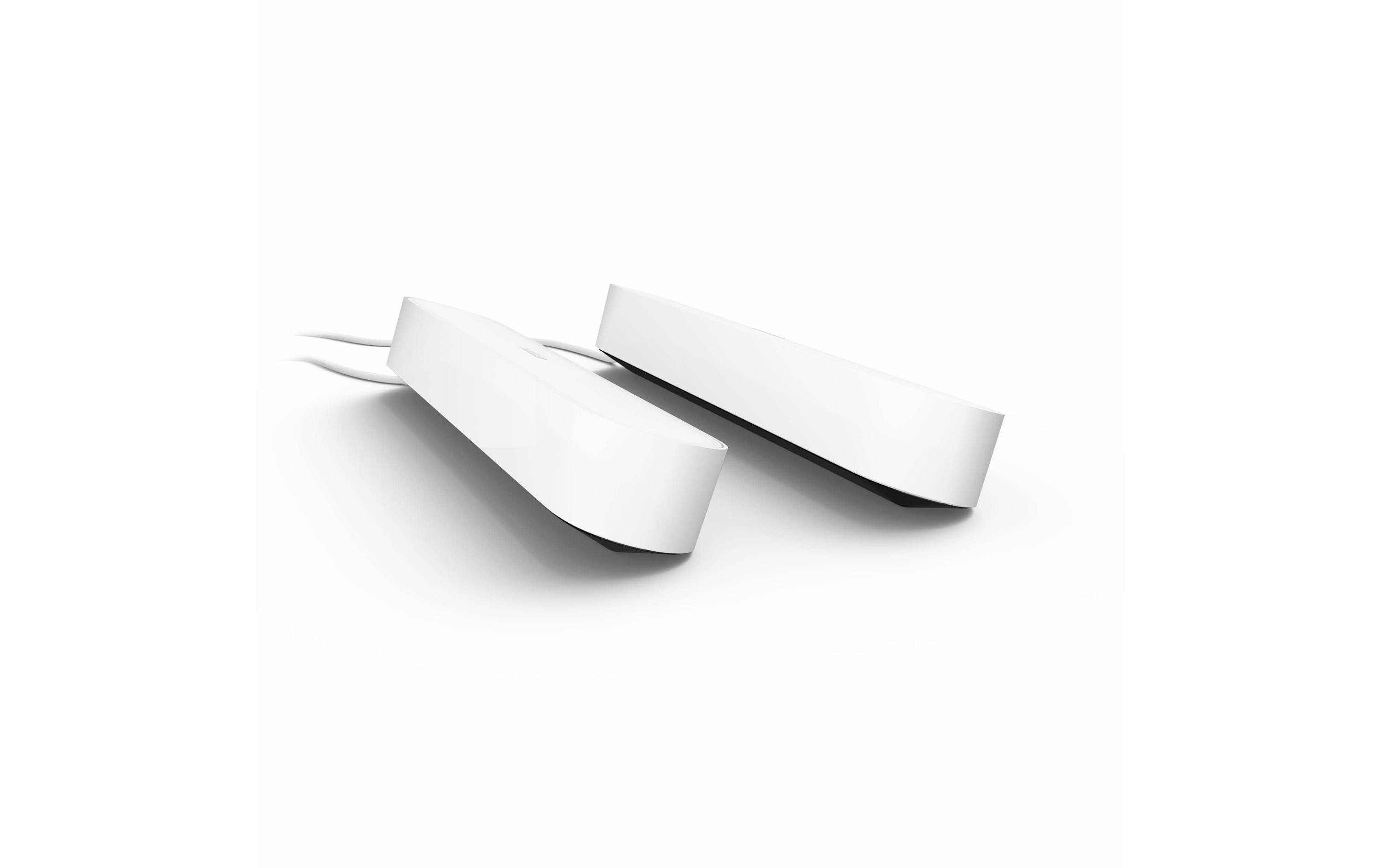 White & Color Ambiance Play 2er-Pack Lightbar Basis WeissHue Light Bar, Weiss (2 Stück)